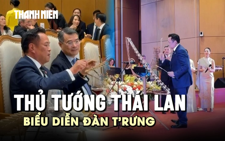 Thủ tướng Thái Lan gây bất ngờ khi biểu diễn đàn T’rưng