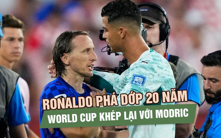 Ronaldo phá dớp 20 năm, World Cup khép lại với huyền thoại Modric