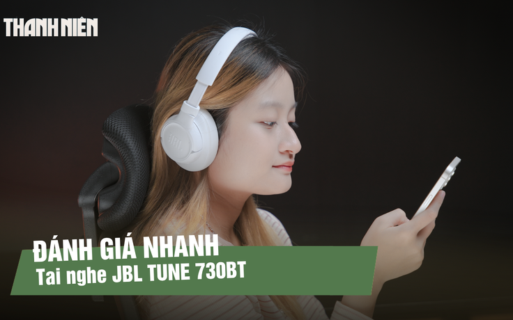 JBL TUNE 730BT: Tai nghe over-ear nhẹ 218 g, pin dùng đến 76 giờ