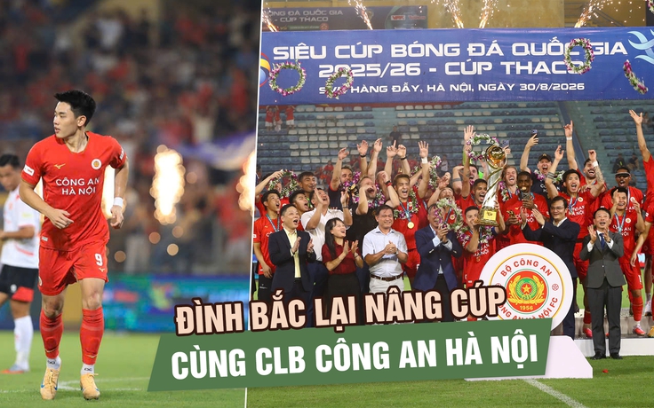 Lại nâng Siêu cúp quốc gia cùng CLB CAHN, Đình Bắc tự tin hướng đến mục tiêu cao nhất V-League