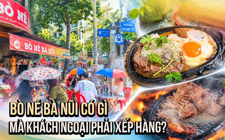 Điều gì khiến Bò né Bà Nũi đông khách nước ngoài phải xếp hàng?
