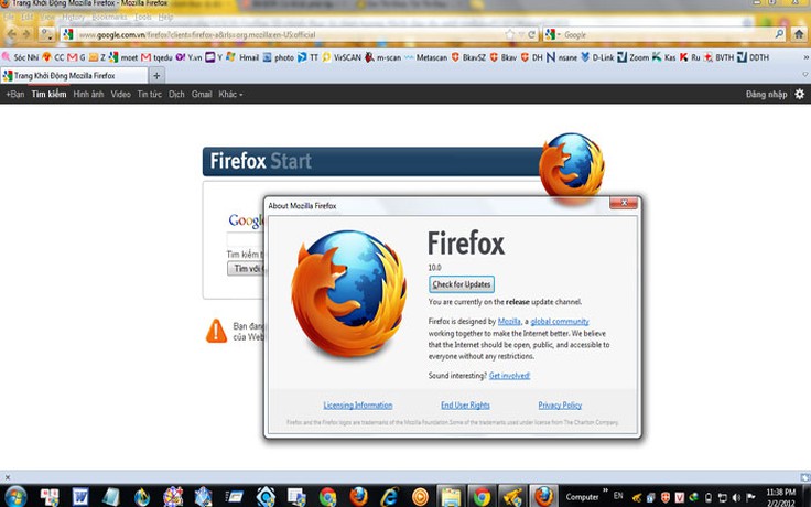 Cách sao lưu và phục hồi các thiết lập trên Firefox