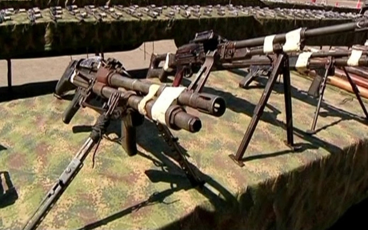 Nung chảy hàng ngàn vũ khí lậu tại Colombia