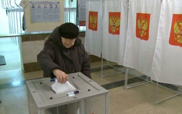 Ngày bầu cử ở Nga bắt đầu lúc bình minh