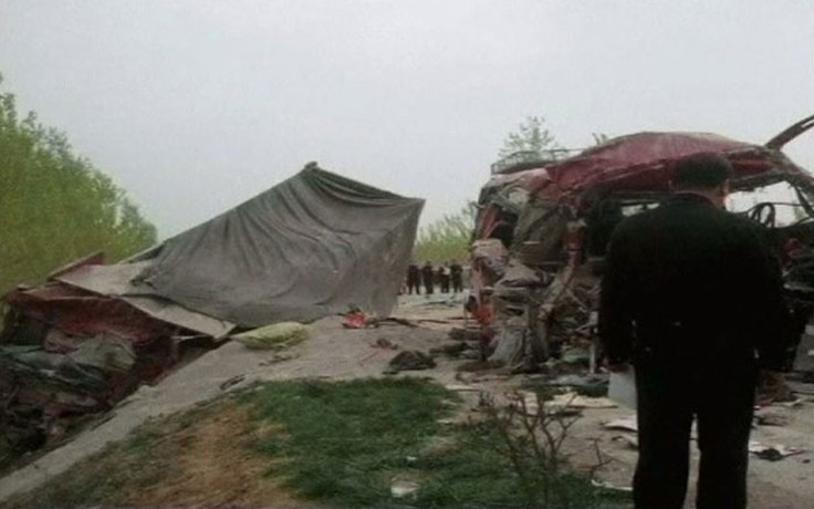24 người chết trong tai nạn xe buýt ở Trung Quốc
