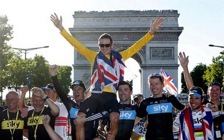 Bradley Wiggins tạo nên lịch sử ở Tour de France 2012