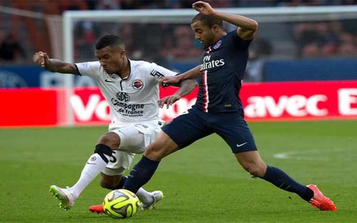 Ligue 1: Paris Paris Saint Germain vs Caen 2 - 2