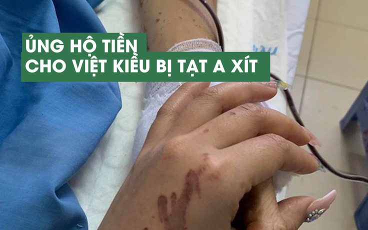 Bạn bè lập quỹ ủng hộ Việt Kiều Canada bị tạt a xít, cắt gân chân ở Quảng Ngãi