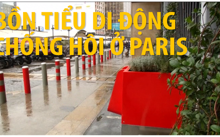 Bồn tiểu mới giúp ga Paris chống hôi