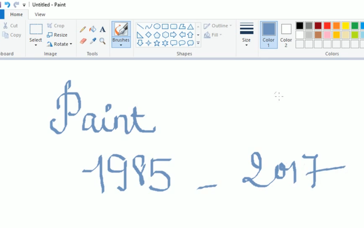 Microsoft Paint sẽ bị khai tử sau 32 năm