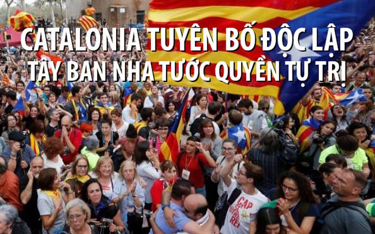 Vùng Catalonia tuyên bố độc lập