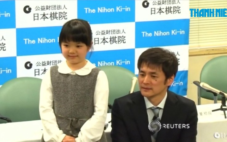 Bé gái Nhật Bản trở thành vận động viên cờ vây trẻ nhất thế giới