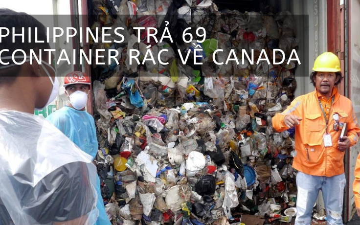 Philippines trả 69 container rác về Canada