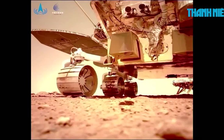 Tàu thăm dò Trung Quốc đã quay được những cảnh gì trên sao Hỏa?