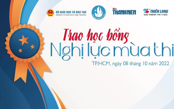 Lễ trao học bổng Nghị lực mùa thi 2022