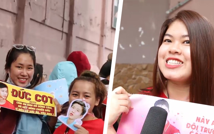 Fan nữ khát khao gặp Xuân Trường, Công Phượng tại sân Thống Nhất