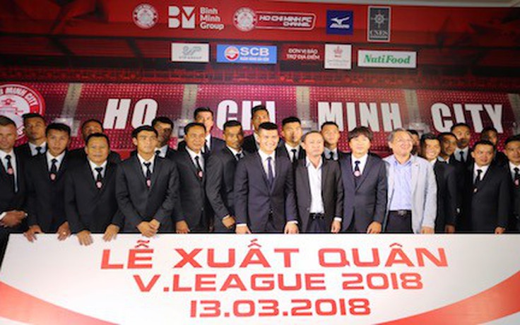 Công Vinh và Miura đặt mục tiêu vào top 3 tại V-League 2018