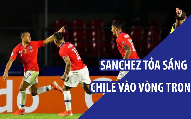 Sanchez tỏa sáng, Chile vượt qua vòng bảng Copa America