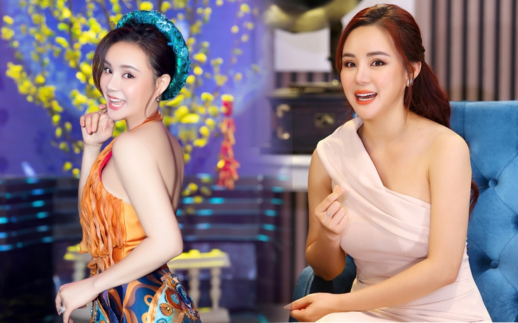 Vy Oanh tái xuất showbiz, tự tin có ông xã đứng sau