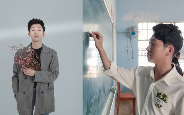 'Thầy giáo hot boy' ở Bình Thuận đóng web-drama tại chính ngôi trường của mình