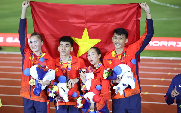 SEA Games 30: HC Vàng đẹp cuối ngày của điền kinh Việt Nam