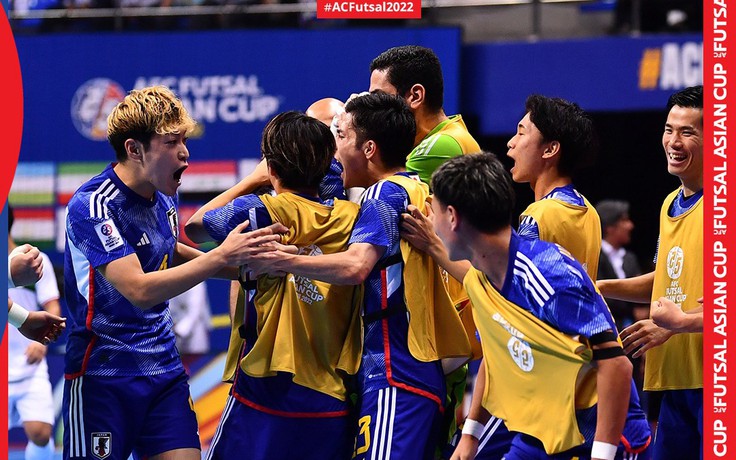 Tuyển futsal Nhật Bản ngược dòng quật ngã Iran, vô địch giải futsal châu Á