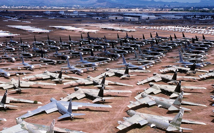 Cận cảnh nghĩa địa máy bay lớn nhất thế giới
