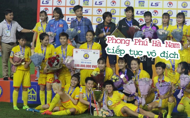 Phong Phú Hà Nam lên ngôi vô địch giải nữ cúp Quốc gia