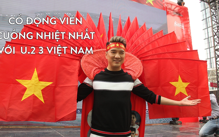 Đàm Vĩnh Hưng - cổ động viên cuồng nhiệt nhất của U.23 Việt Nam