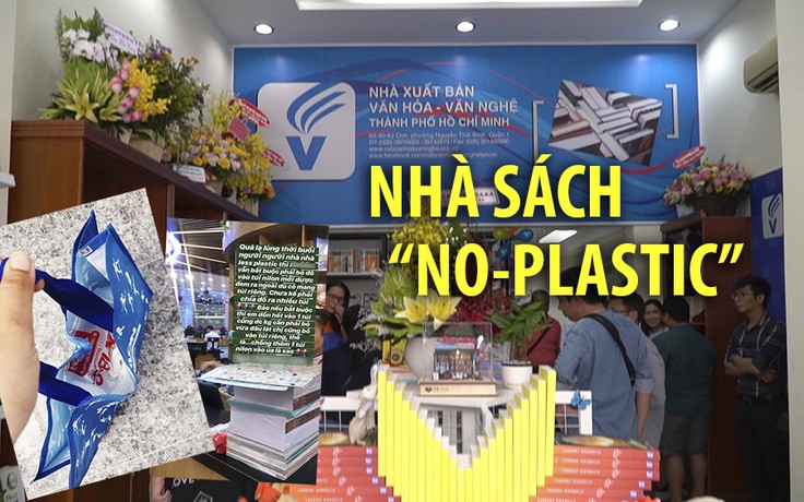 Nhà sách hưởng ứng chiến dịch “no-plastic” dịp năm học mới