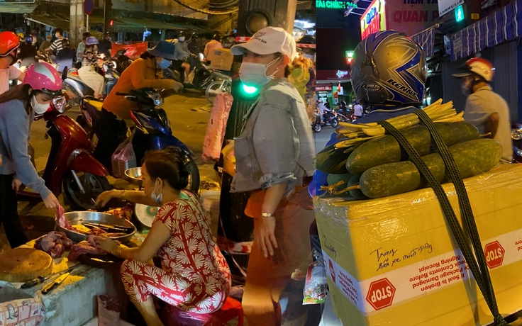 Người Sài Gòn tất bật mua sắm như 30 tết trước giờ giãn cách