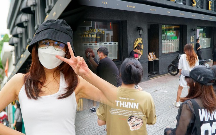 Quán cà phê Sài Gòn với bức tường đen siêu hot: Đi 3 lần mới 'check-in' được!