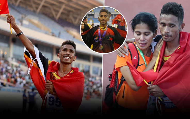 Người hùng Timor-Leste cầm cờ Việt Nam ăn mừng khi giành HCB: Anh là ai?