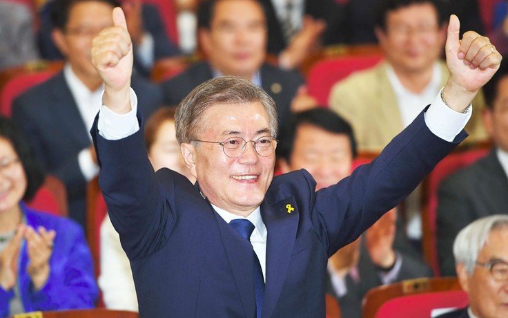 Ông Moon Jae-in đắc cử tổng thống Hàn Quốc