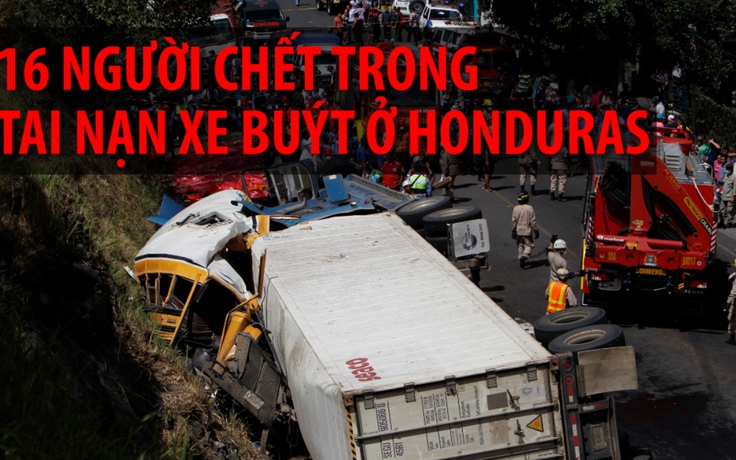 Tai nạn xe buýt tại Honduras, ít nhất 16 người chết