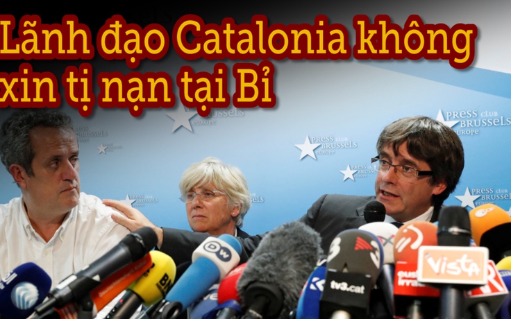 Thủ hiến Catalonia không xin tị nạn tại Bỉ