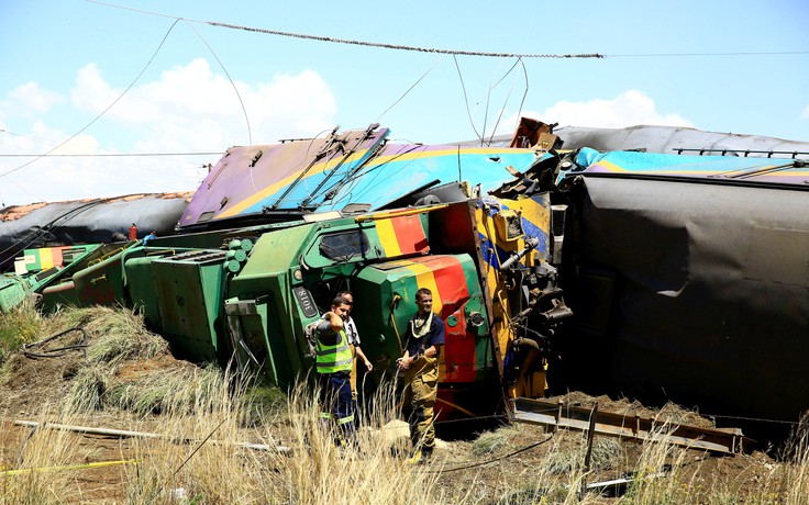 Tai nạn xe lửa thảm khốc, thương vong cao ở Nam Phi