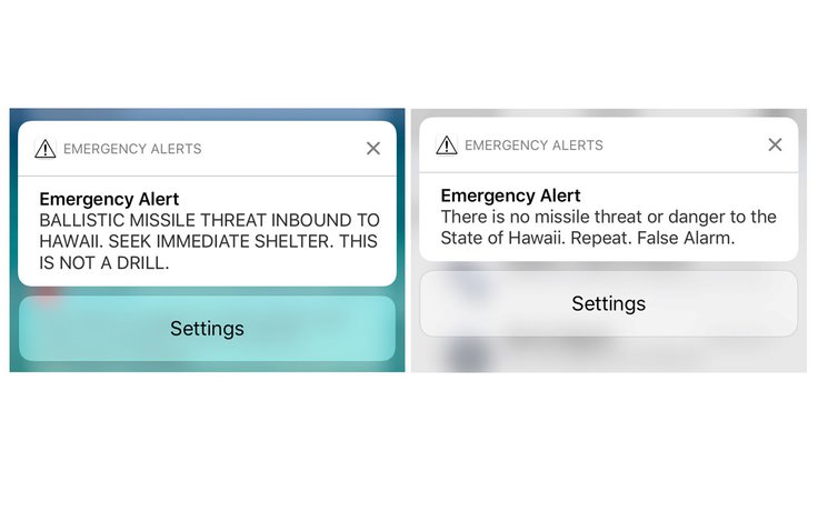 Báo động tên lửa sai, cư dân Hawaii vẫn phản ứng như thật