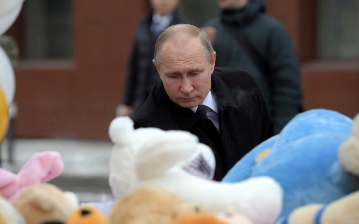Tổng thống Putin hứa ra tay xử lý vụ cháy thương tâm ở trung tâm thương mại