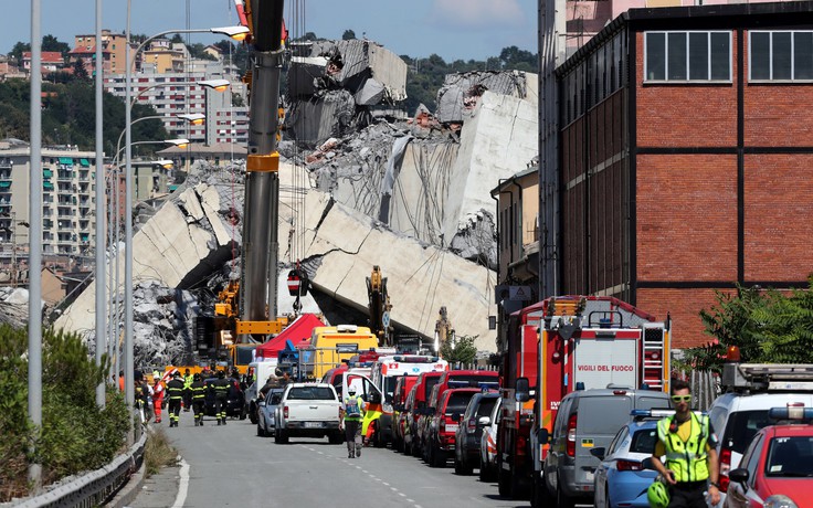 Nước Ý giận dữ sau vụ sập cầu làm chết 39 người