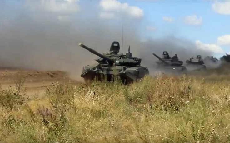 Rầm rập binh sĩ Nga tham gia tập trận lớn nhất kể từ sau Chiến tranh Lạnh