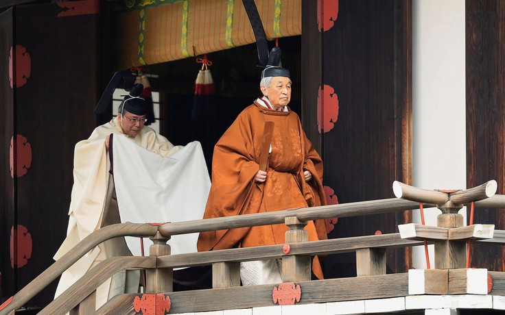 Nghiêm trang lễ thoái vị của Nhật hoàng Akihito