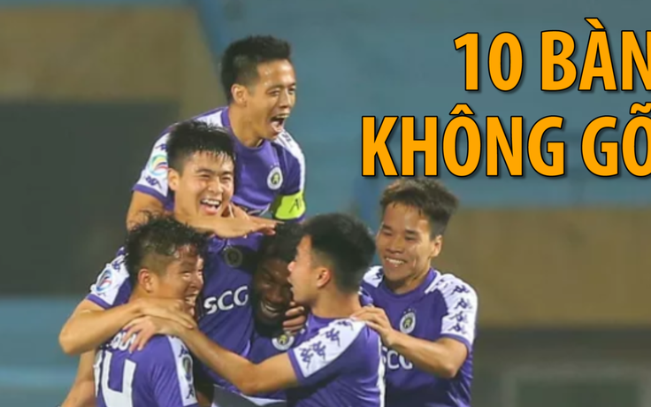 10 bàn thắng của CLB Hà Nội vào lưới ĐKVĐ Campuchia