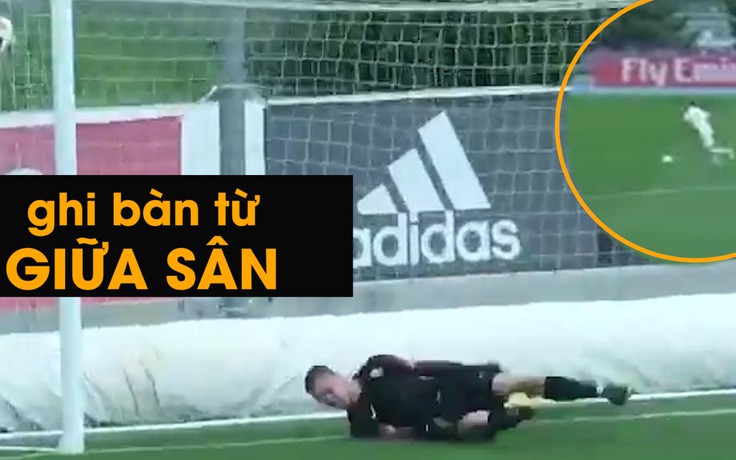 Bàn thắng từ giữa sân vào lưới Barca của thủ quân U.19 Real Bàn thắng từ giữa sân vào lưới Barca của thủ quân U.19 Real