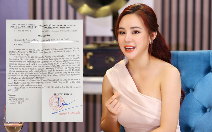 Vy Oanh tuyên bố kiện thêm một người nữa sau doanh nhân Nguyễn Phương Hằng