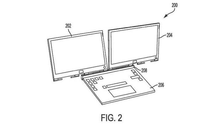 Dell có bằng sáng chế laptop hai màn hình độc đáo