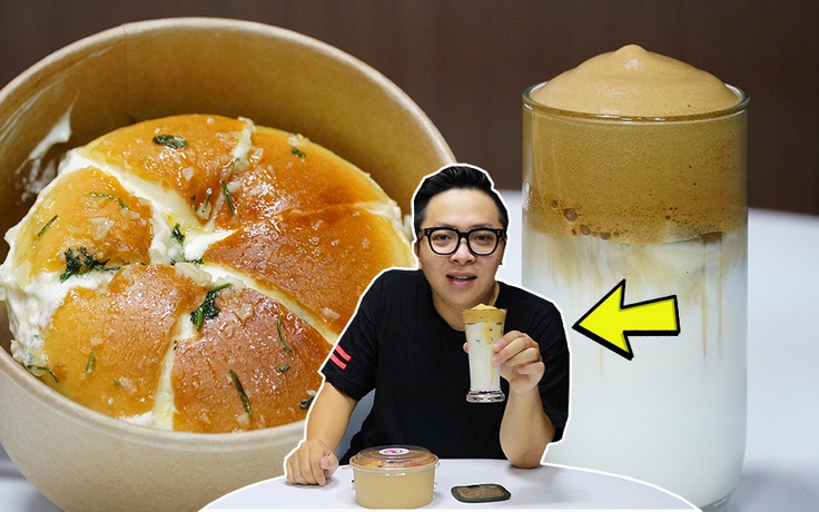 Có gì HOT với trào lưu bánh mì phô mai bơ tỏi, cà phê bọt biển Hàn Quốc