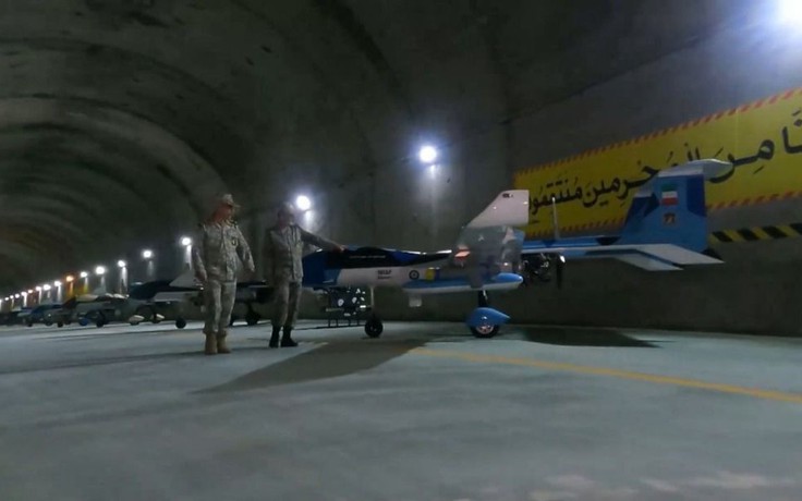 Iran 'khoe' gì trong căn cứ UAV bí mật khổng lồ?
