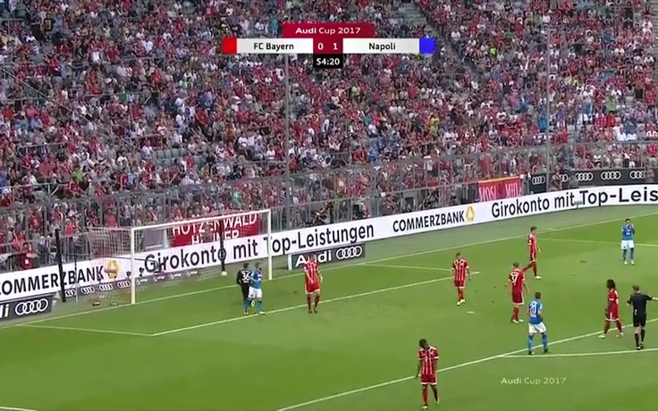 Bayern Munich thảm bại tại Audi Cup 2017
