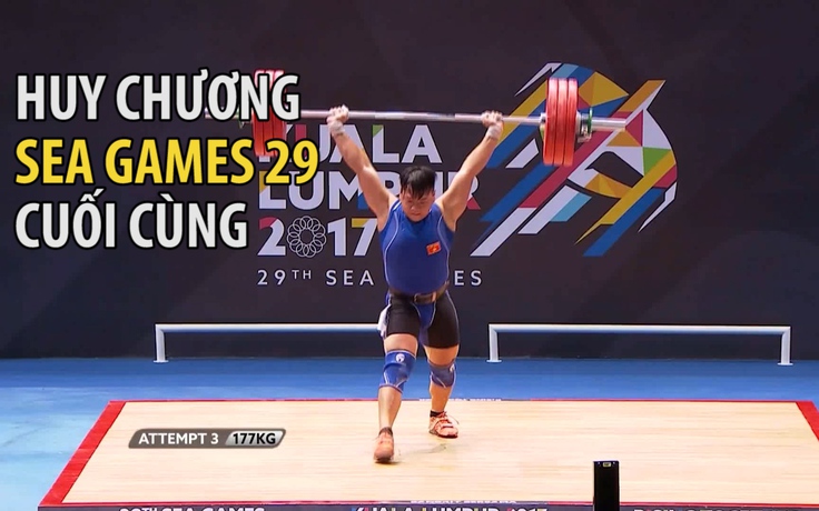 Cử tạ mang về huy chương cuối cùng cho Việt Nam tại SEA Games 29